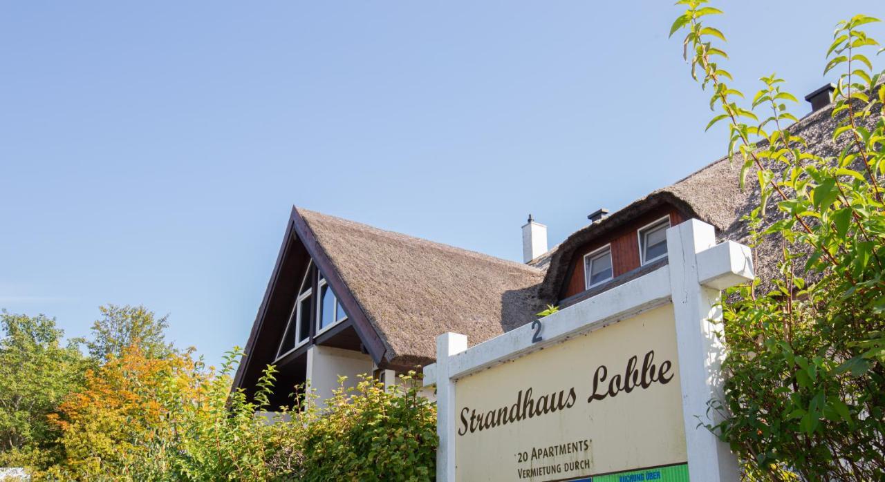 Ferienwohnung Sanddorn - Strandhaus Lobbe Ngoại thất bức ảnh