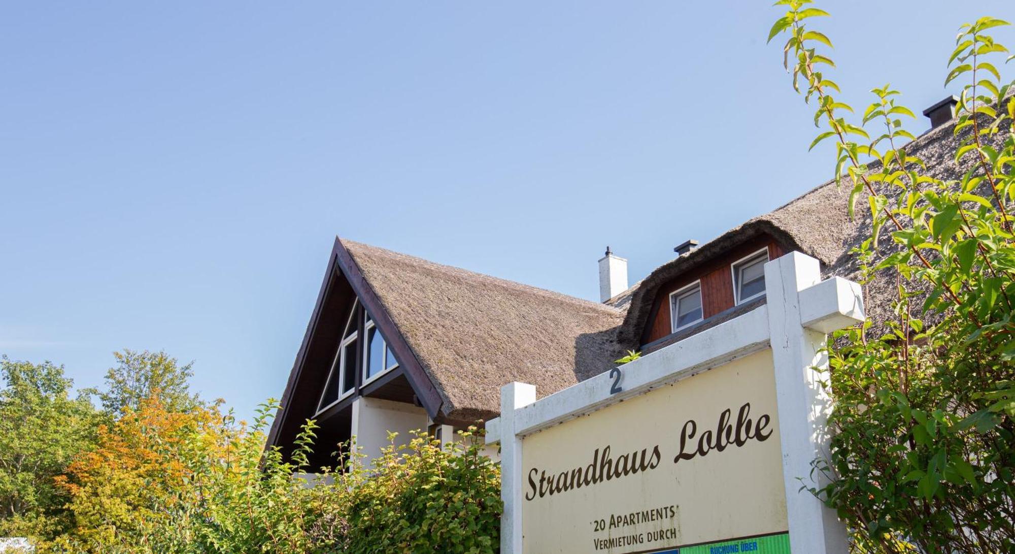 Ferienwohnung Sanddorn - Strandhaus Lobbe Ngoại thất bức ảnh